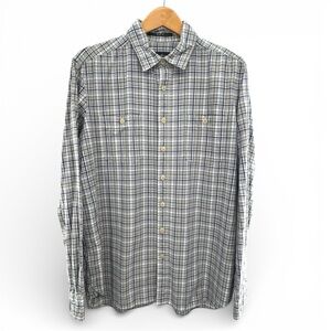 Eddie Bauer Classic Fit Plaid Button Down Shirt LT Tall